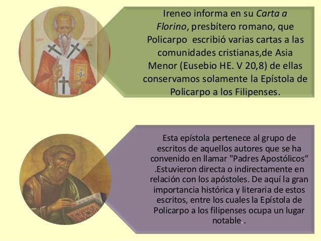 epistola de policarpo a los filipenses